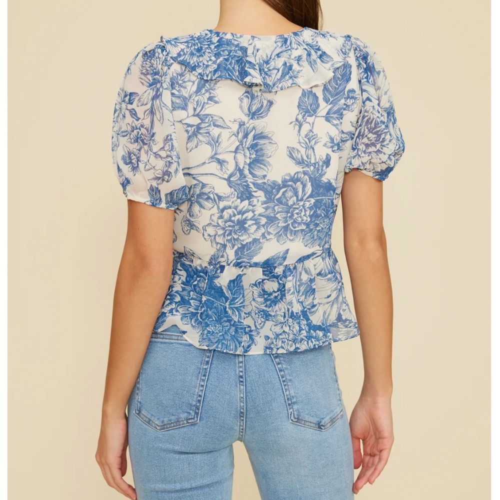 Lucy Paris Bee Ruffle top - Picture 3 of 10